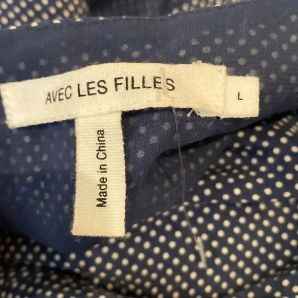 AVEC LES FILLES Anthropology 
Polka Dot Print Mini Dress - Picture 11 of 12